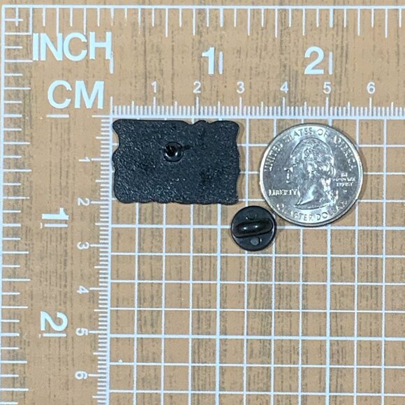 Easily Distracted By Dogs Enamel Pin Pink Purple White Black Funny - Picture 3 of 4